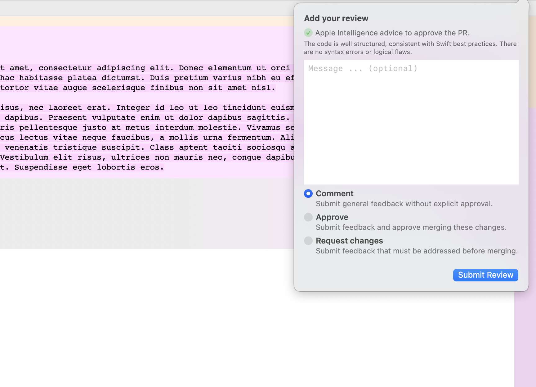 Review with <span class="sc-euMqrB fWFVNY">Apple intelligence</span>