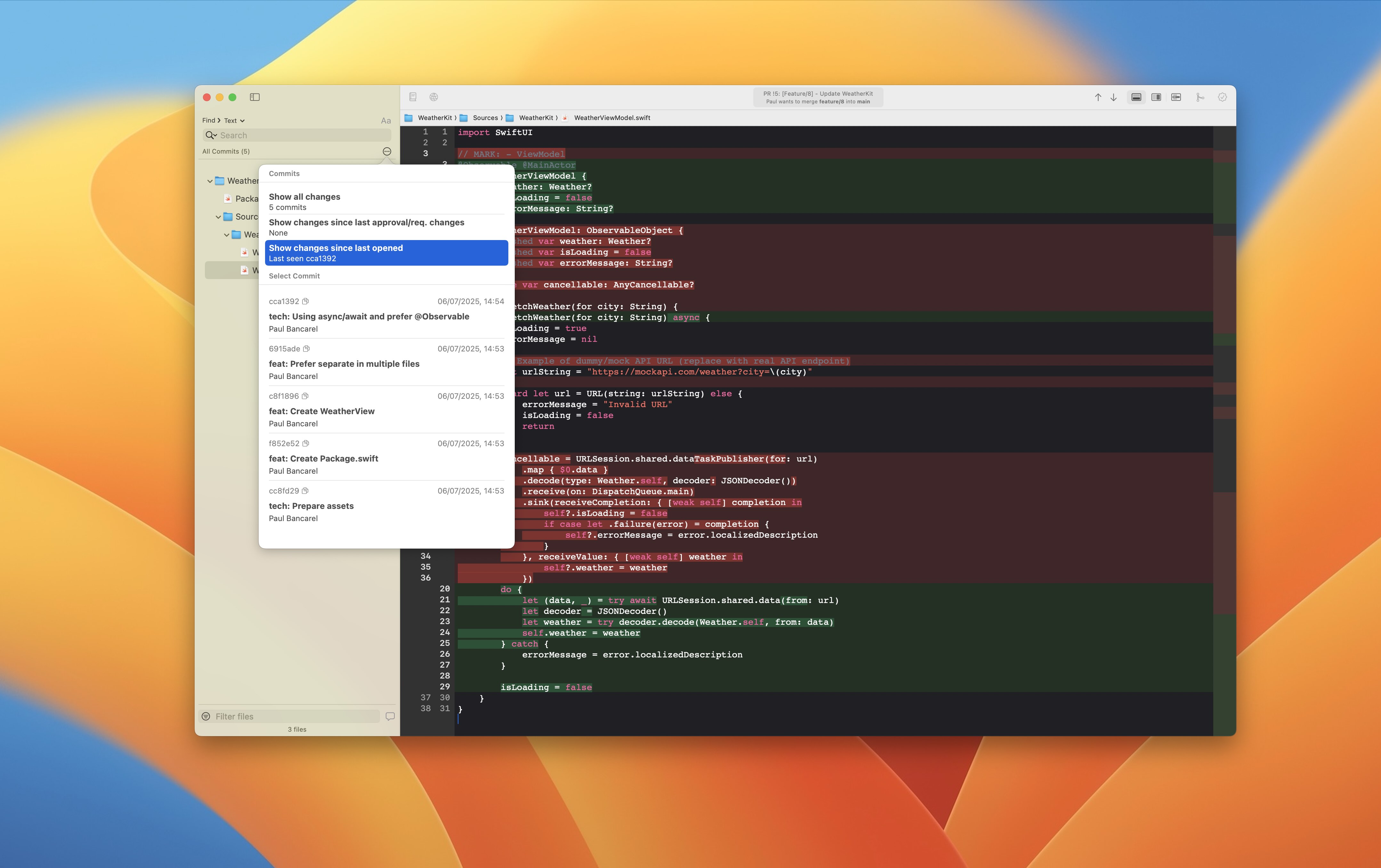 Auto-commit filtering